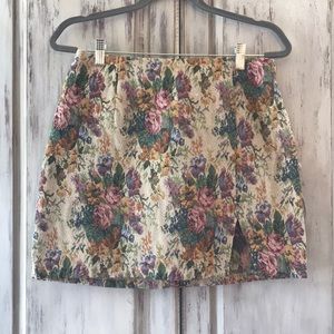 Wild Fable Floral Mini Skirt